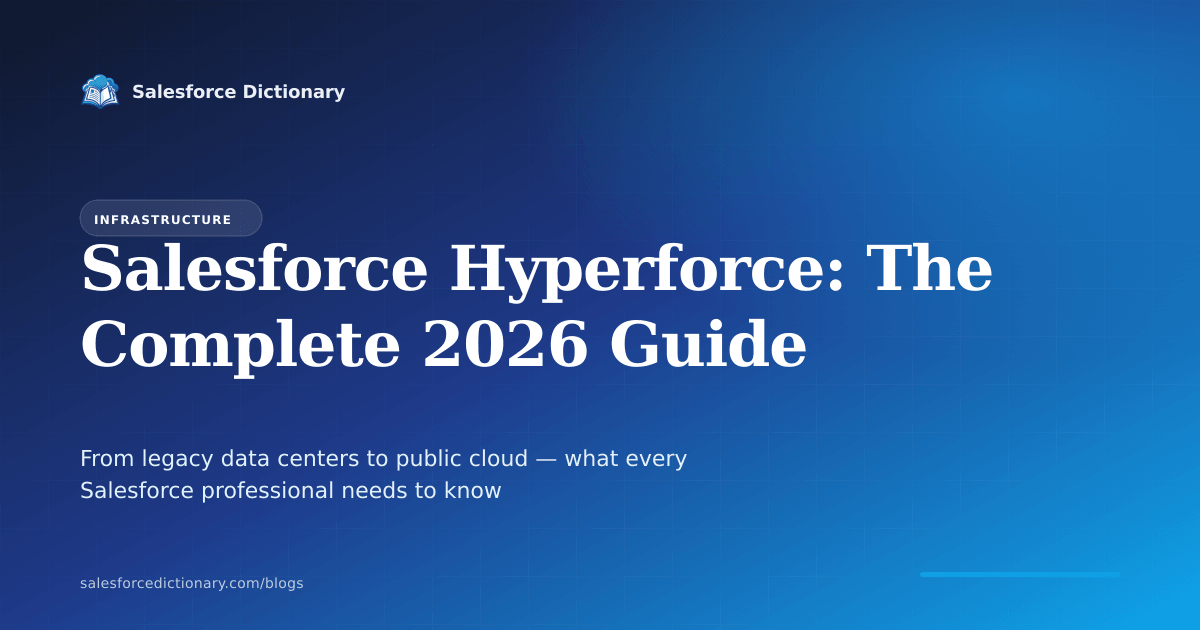 Salesforce Hyperforce: The Complete 2026 Guide