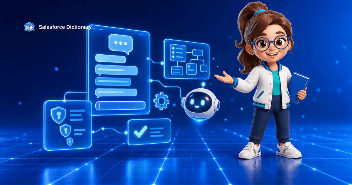 Salesforce admin configuring an org through the Setup with Agentforce panel