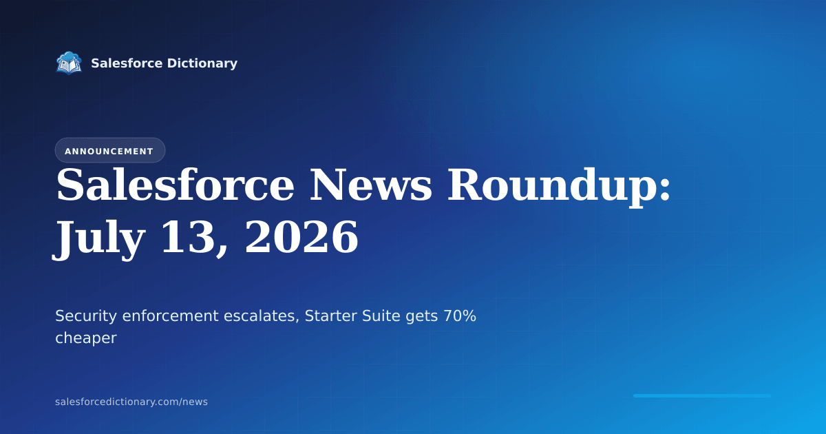 A split illustration showing a shielded report export lock representing production security enforcement beside a 70% off Starter Suite price tag, dated July 13, 2026.