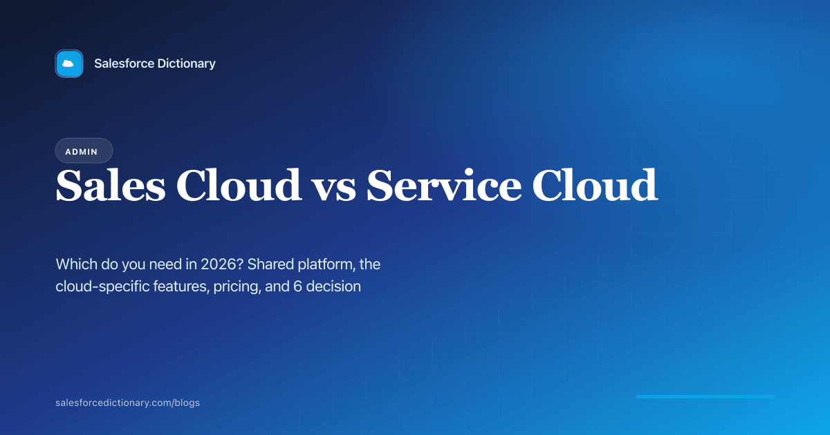 Sales Cloud vs Service Cloud 2026 — which do you need?