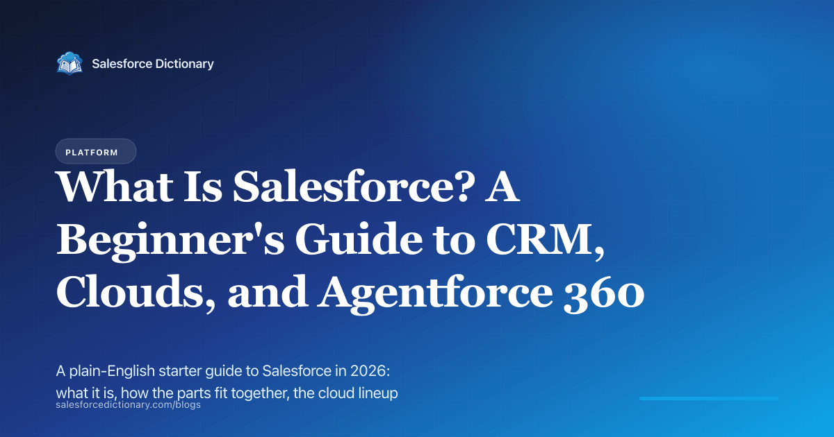 What is Salesforce - beginner's guide to CRM, clouds, and Agentforce 360