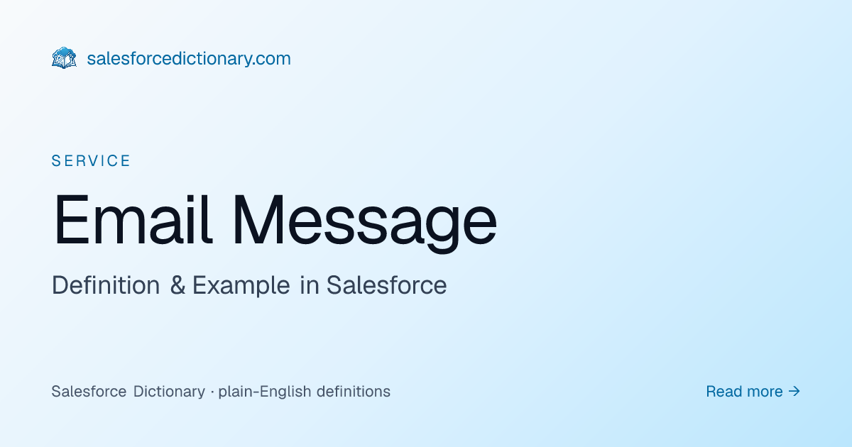 Email Message - Definition & Examples | SF Dictionary